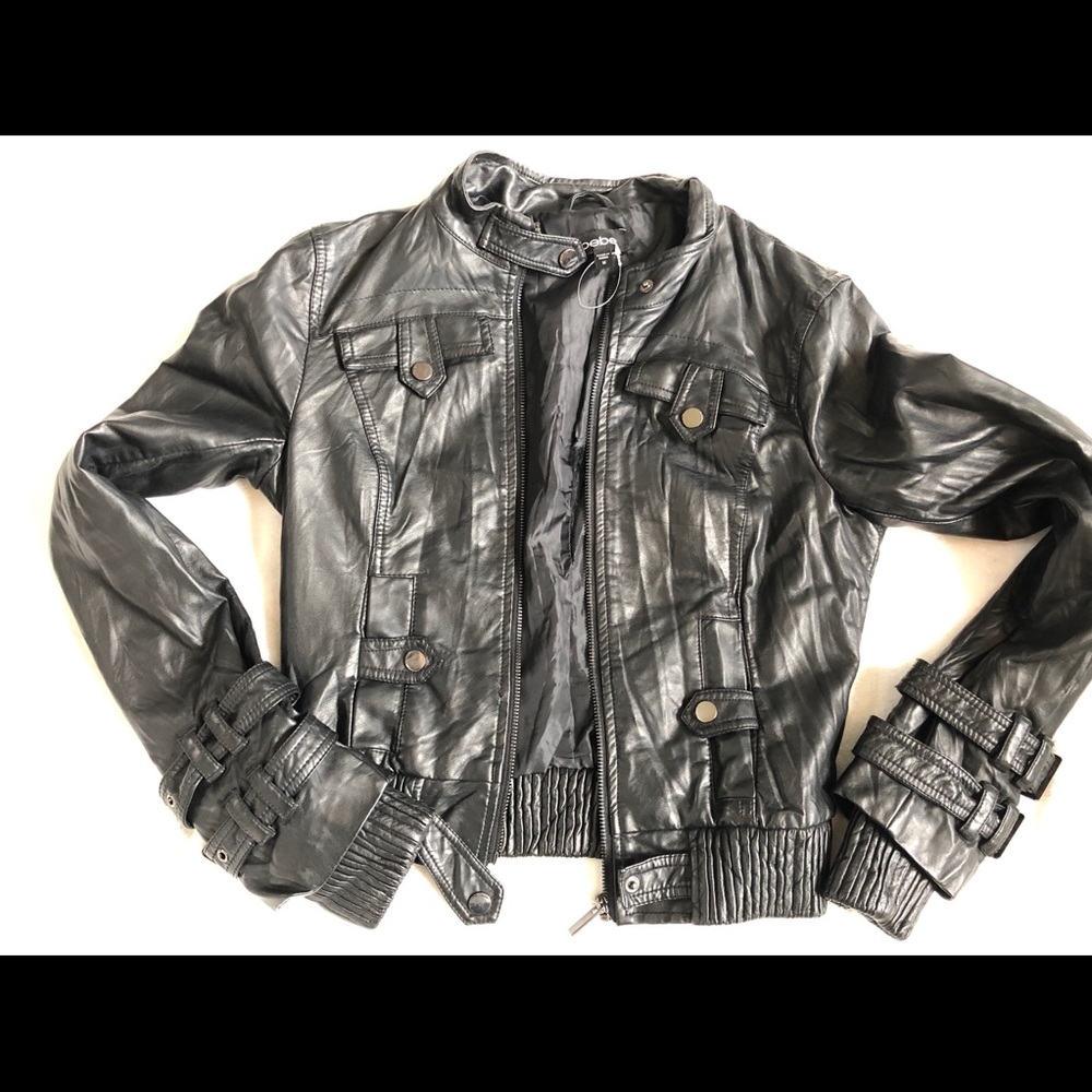 Bebe leather jacket
